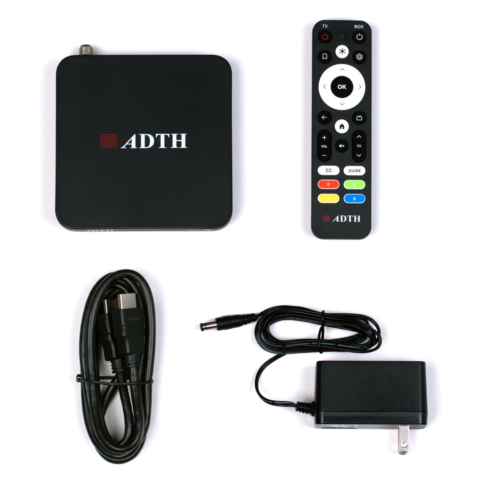 ADTH TV Box (GEN 2) & DVR for ATSC 1.0 and ATSC 3.0 NEXTGEN TV (ADTHNXTVBOXG2)