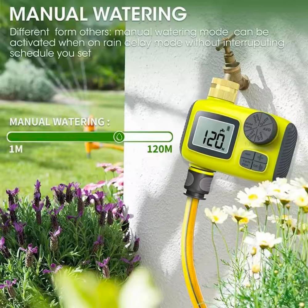 Programmable Water Timer for Outdoor Garden Hose Sprinkler Timer