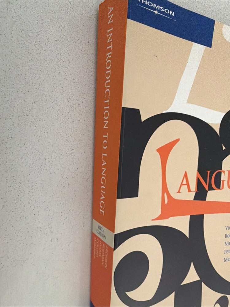 Introduction to Language: 5th Edition Fromkin