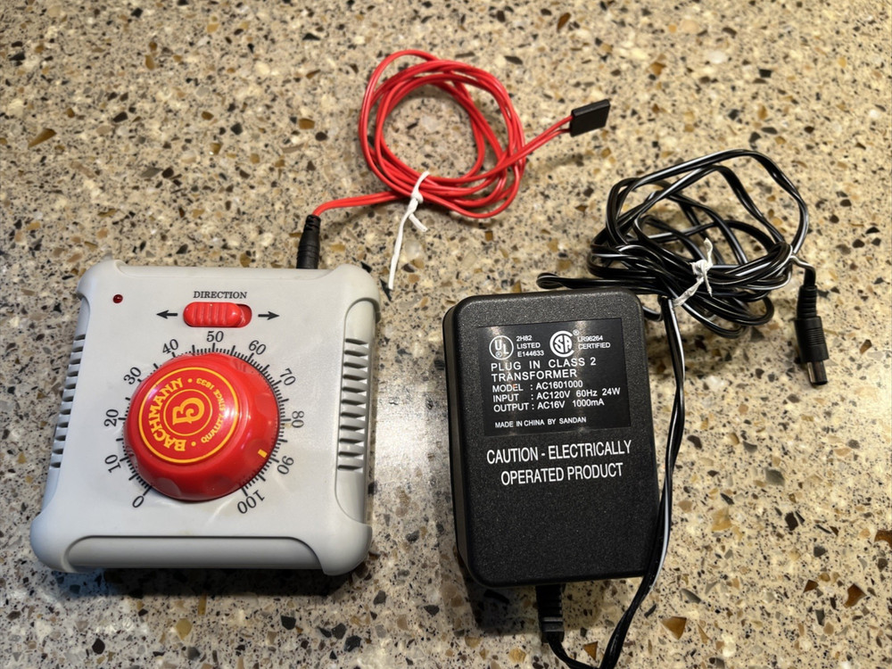 Bachmann Train Power Adapter #46605 Plug In Class 2 Transformer