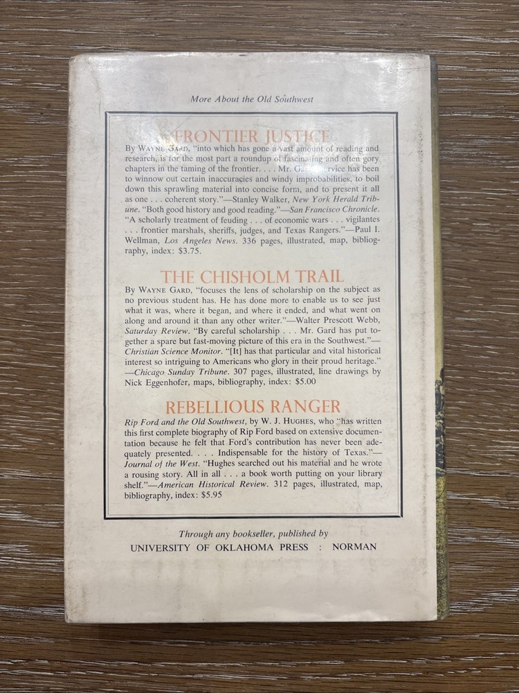 Rawhide Texas (1st Ed) by Wayne Gard Ex-Library C5