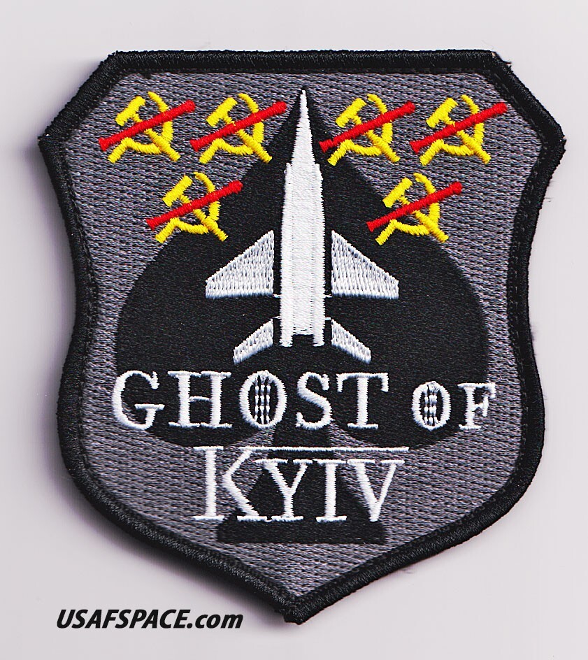 USAF 380th AIR EXPEDITIONARY WING–GHOST of KYIV-Al Dhafra AB- ORIGINAL VEL PATCH