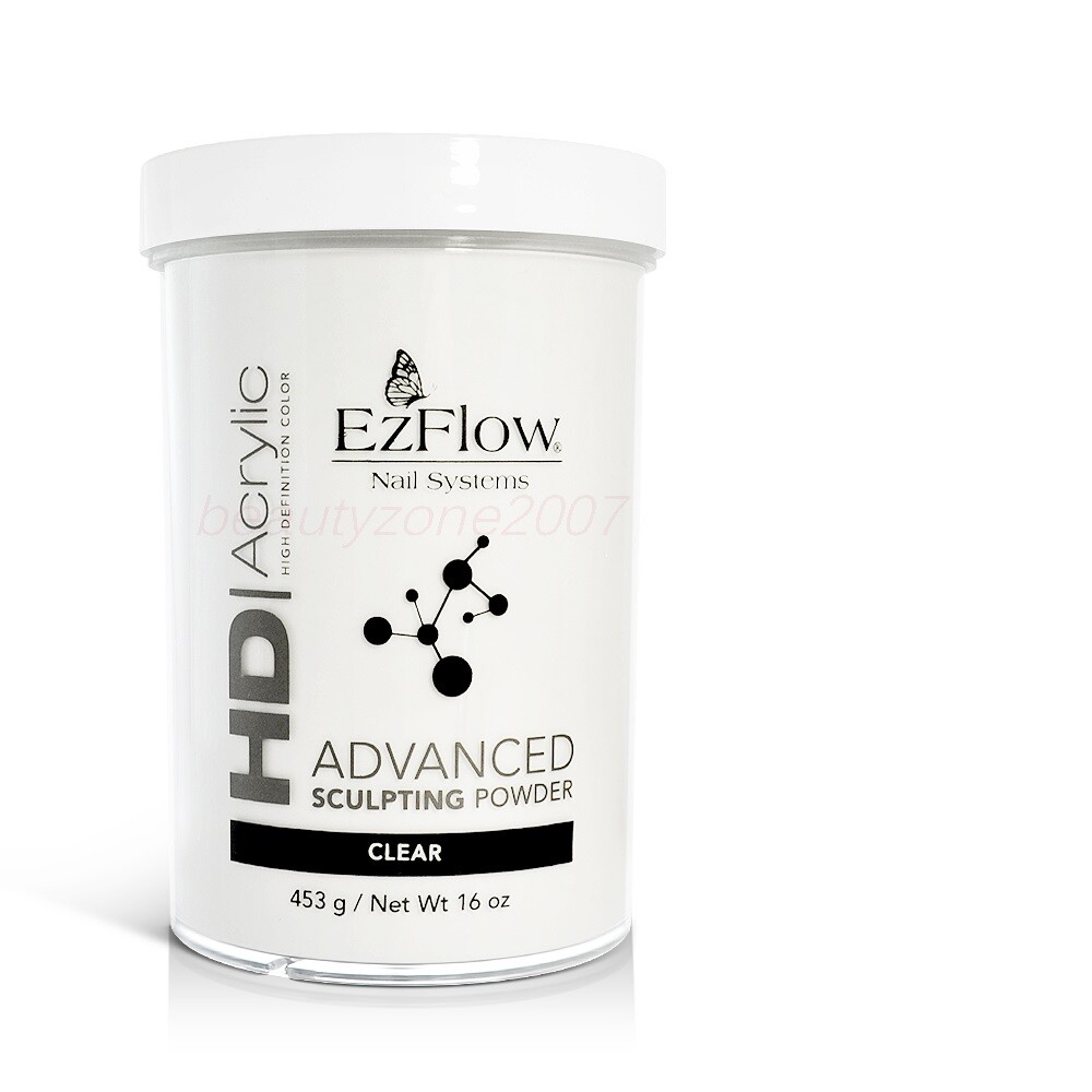 EzFlow HD High Definition Acrylic Powder - Clear 16 oz #42056
