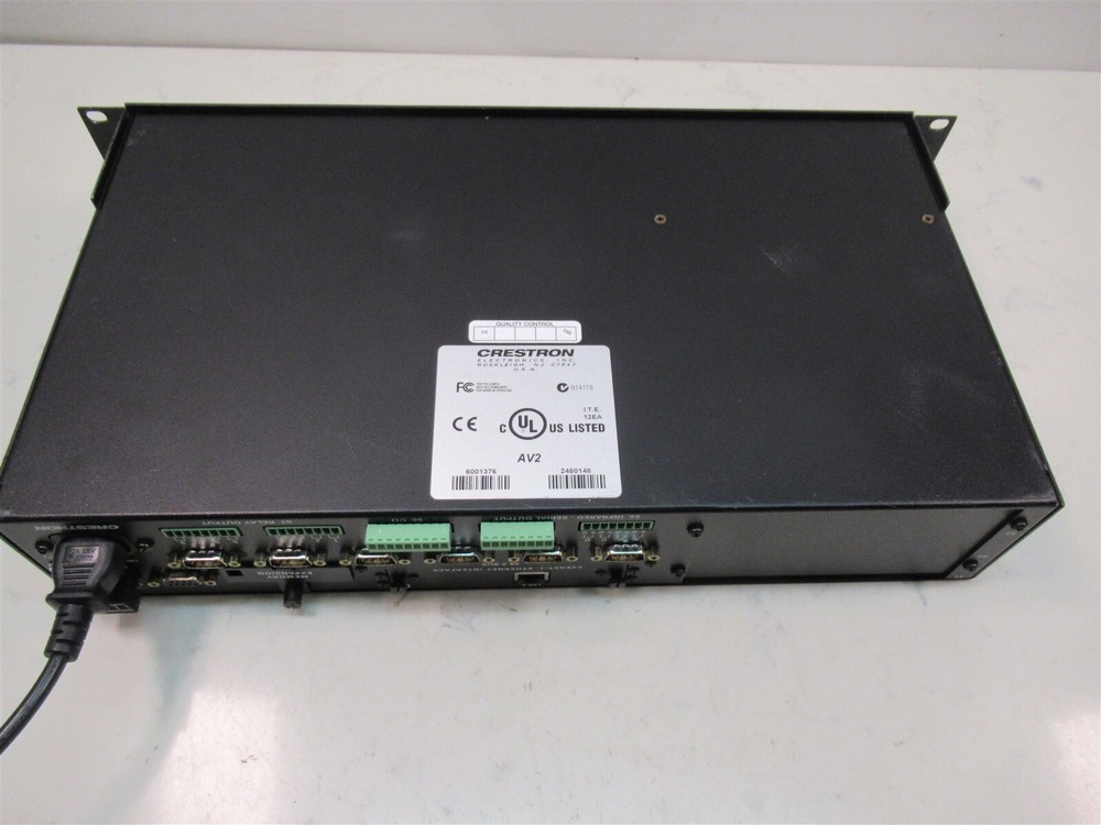 Crestron Audio Video Control Processor AV2 w/ C2ENET-1 Ethernet Rack Mount
