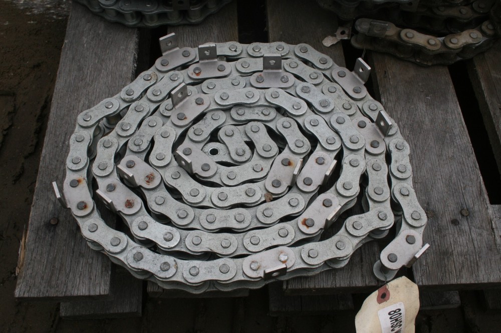 Roller Chain 10ft Long, 120 Links Steel