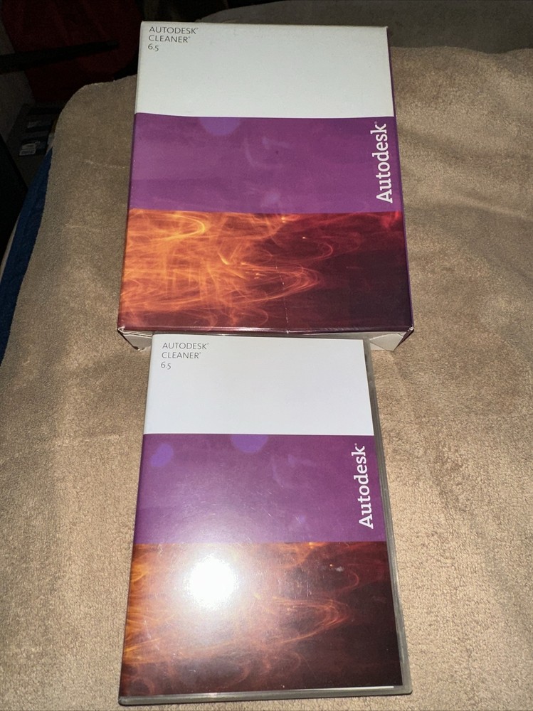 Autodesk Cleaner 6.5 English Language For MAC (DVDs only) W/ Code Guide