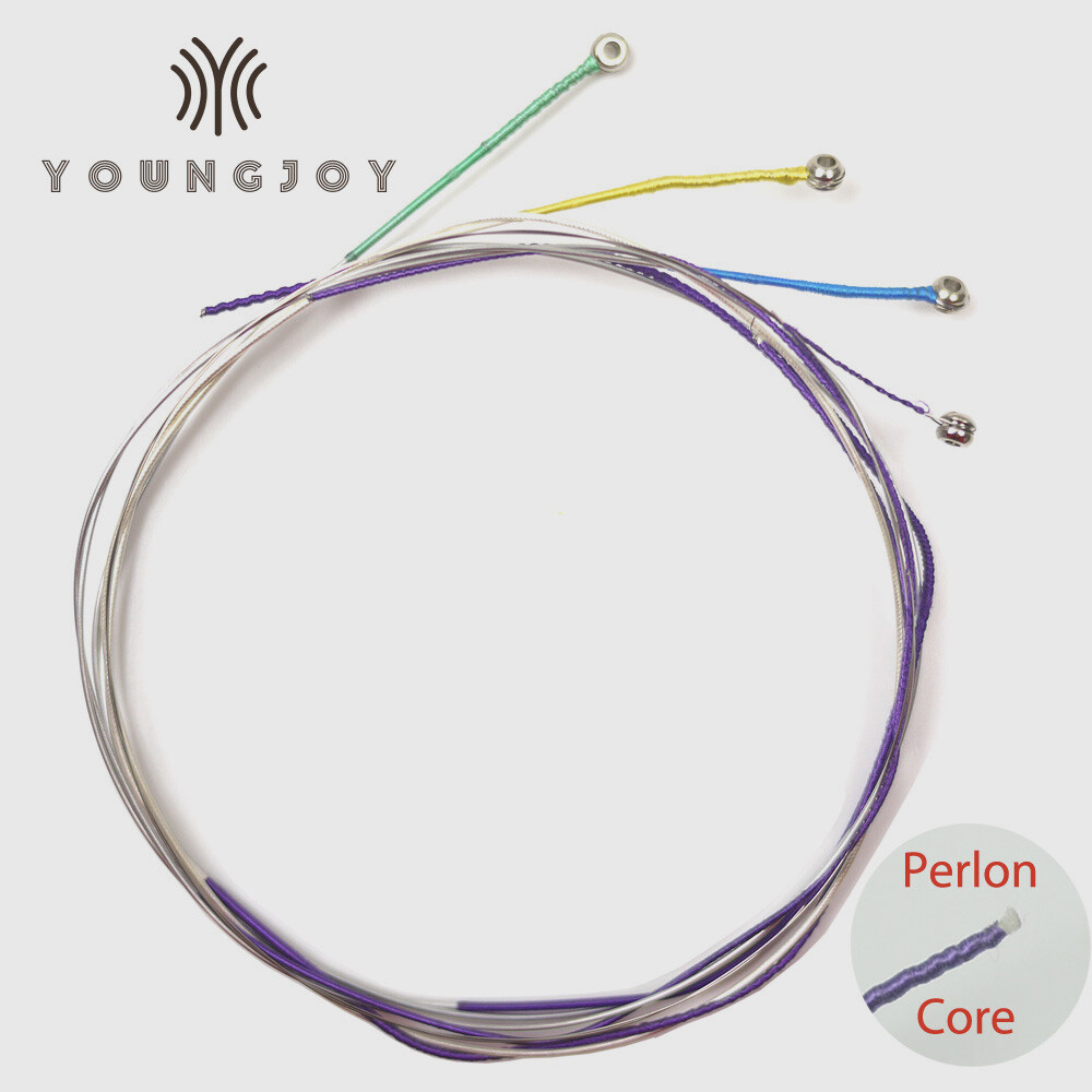 Opera Perlon Violin Strings 4/ 4, Medium Gauge,Full Set (G,D, A,E), Set Ball End