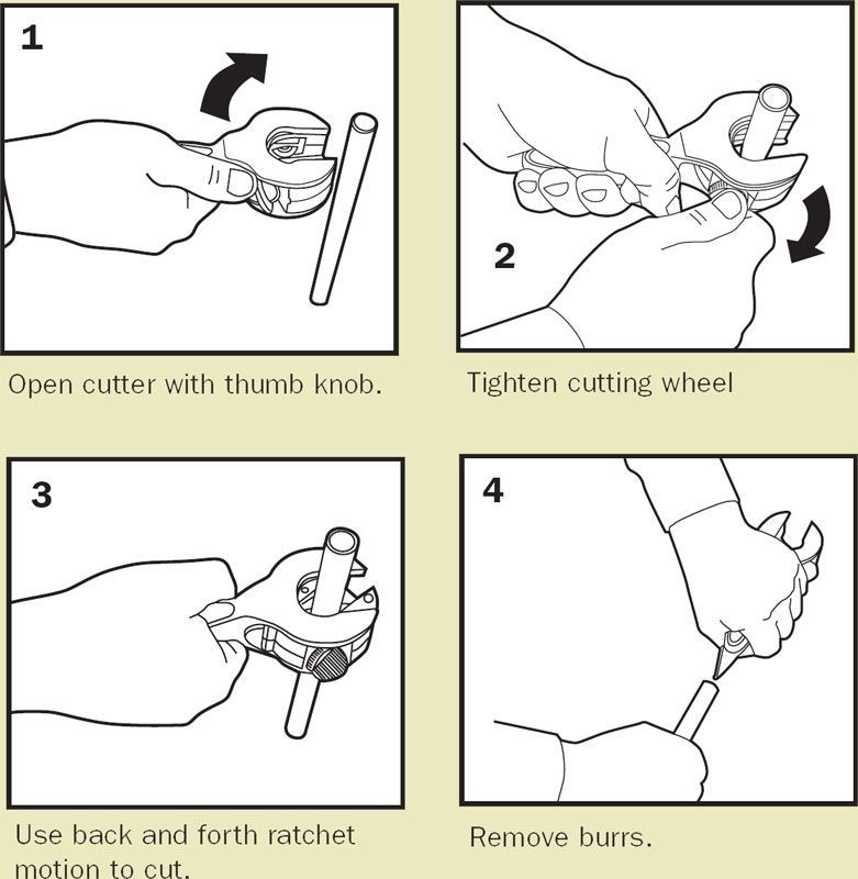 FJC 20218 Ratcheting Tubing Cutter For 5/16" to 1-1/8" Tubing