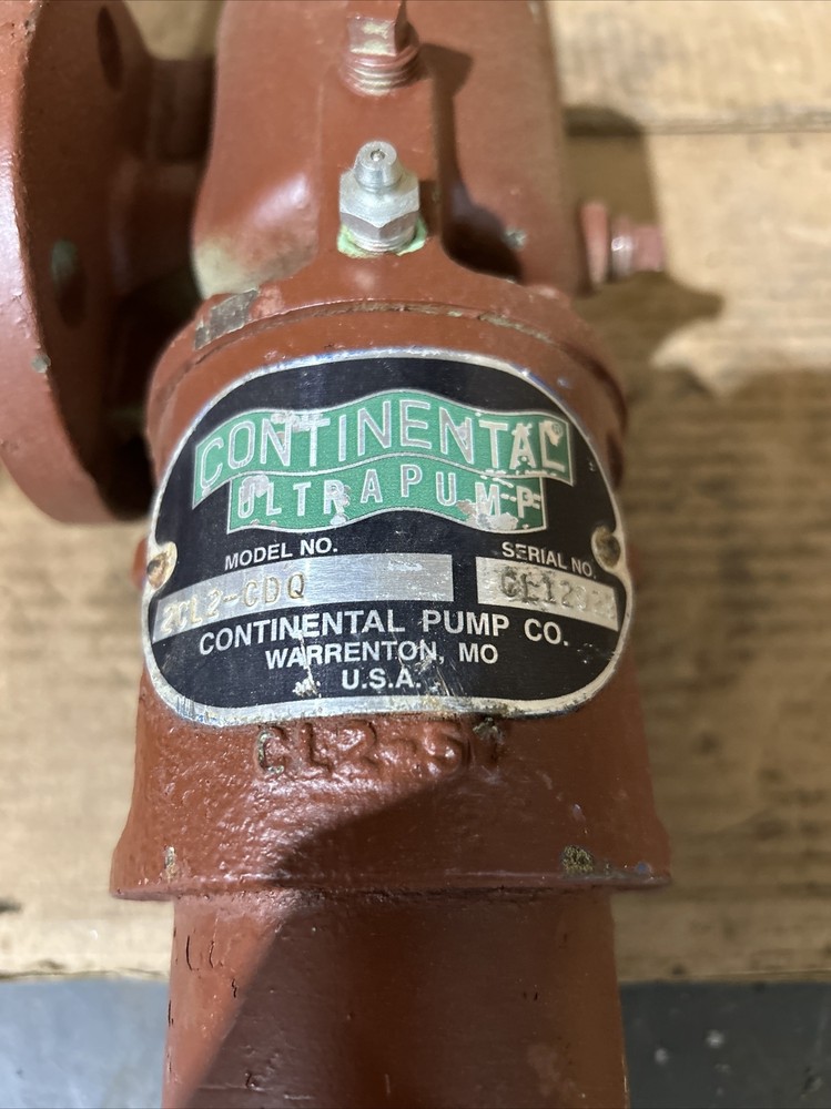 CONTINENTAL 2CL2-CDQ STAINLESS CAVITY PUMP 1" (WP5)