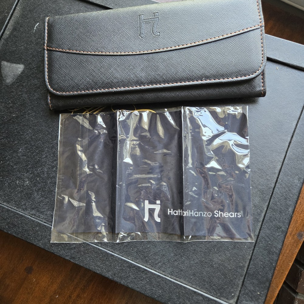 Hattori Hanzo Shears box STORAGE CASE cloth PROTECTER (EMPTY) Authentic
