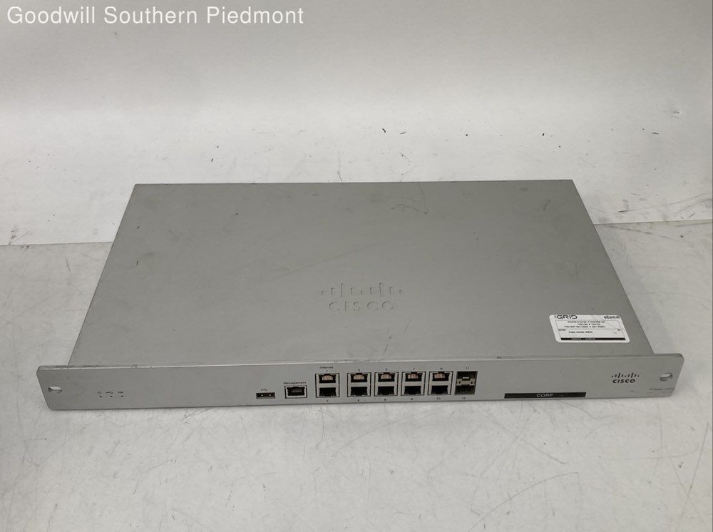 Cisco Meraki MX84 Cloud Managed Firewall Security Appliance - Tested