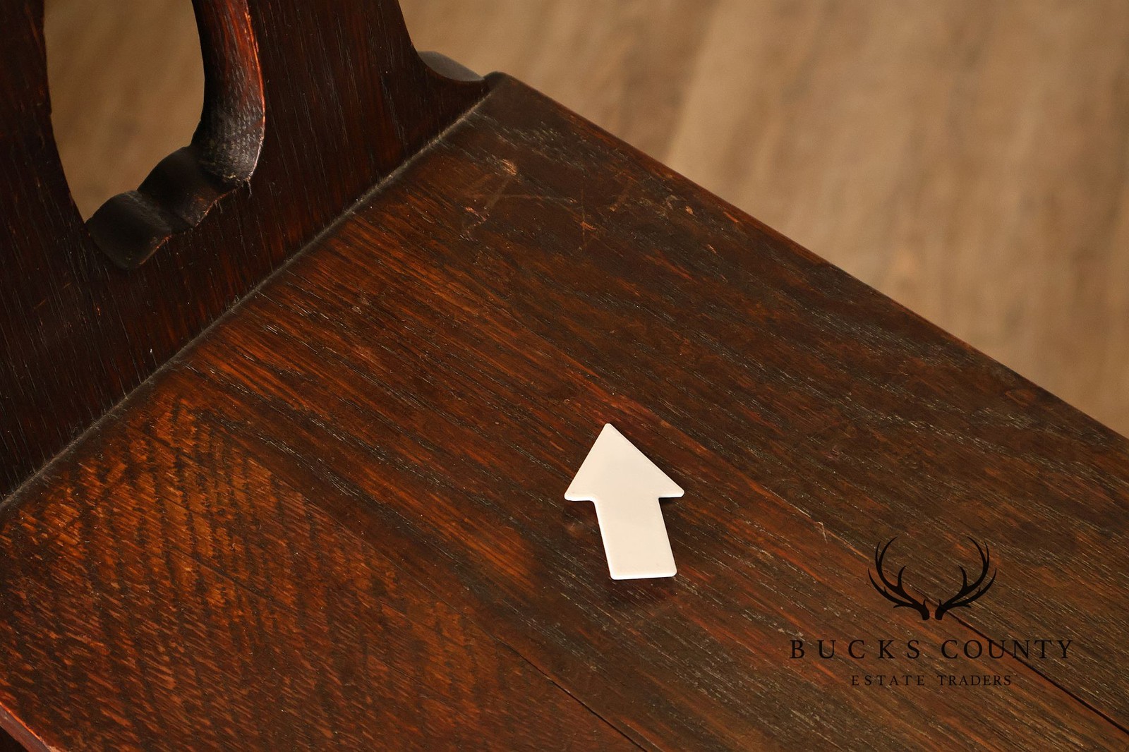 Antique Grand Rapids Arts And Crafts Mission Oak Magazine Stand