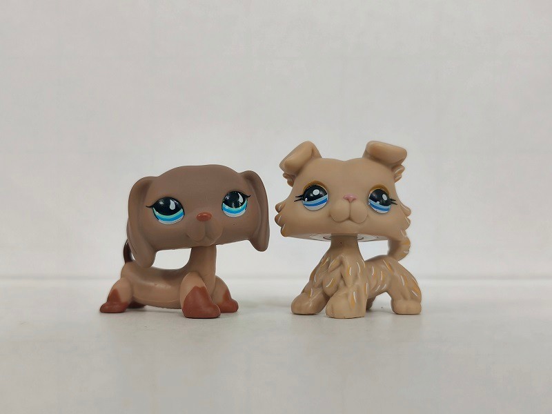 5pcs/lot Littlest Pet Shop Figure LPS Cat Dog #1542#1519#733#518#1194 Kid Toy