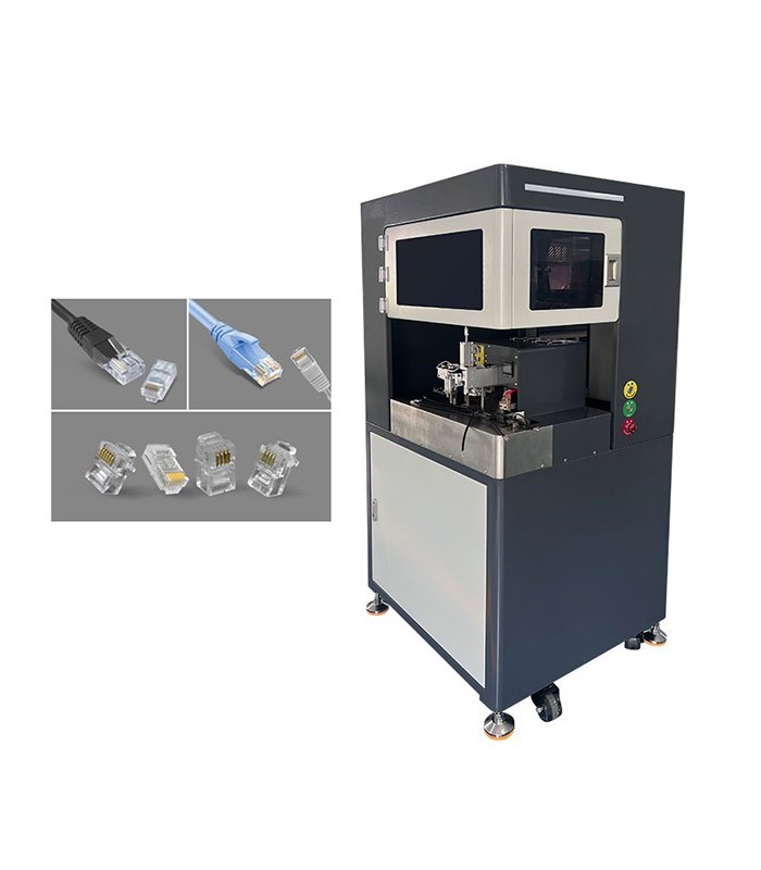 Automatic RJ Connector Crimping Machine (2-10 Pin)