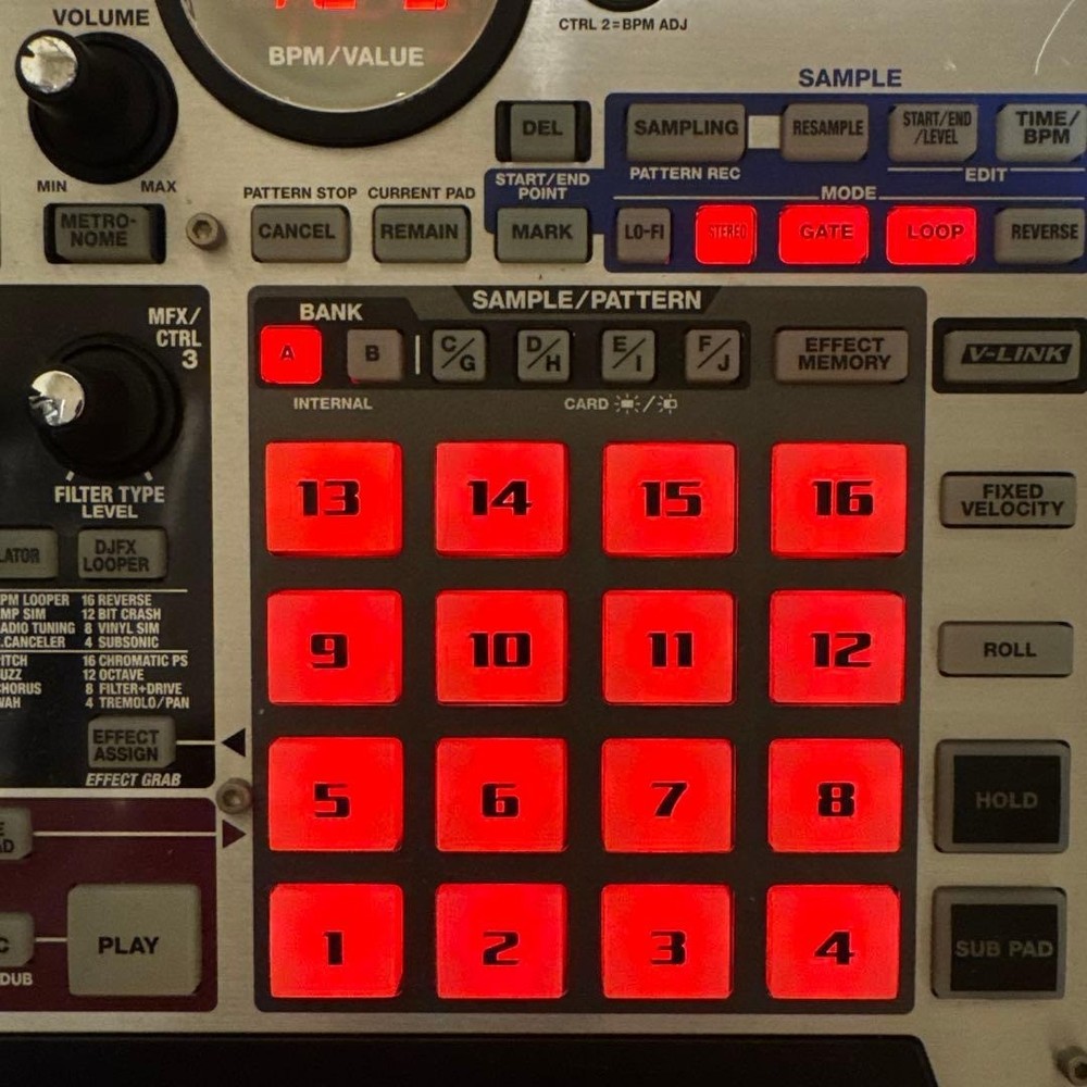 Roland SP-555 Digital DJ Turntable Creative Sampler Good GP