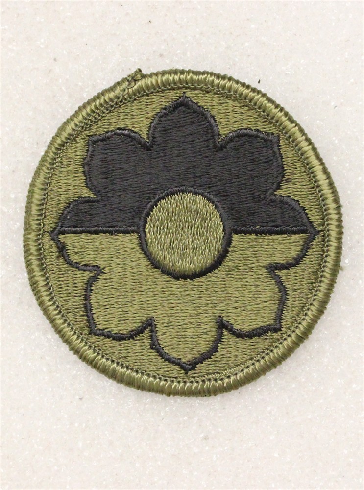 Army Patch: 9th Infantry Division - subdued, merrowed edge
