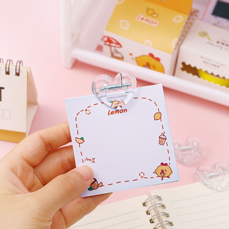5Pcs Small Plastic Binder Clisp File Document Folder Clip School Office Supplies