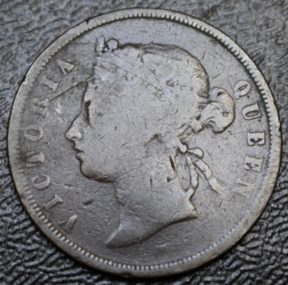 1872 STRAITS SETTLEMENTS - 1 CENT - COPPER - Queen Victoria - Nice