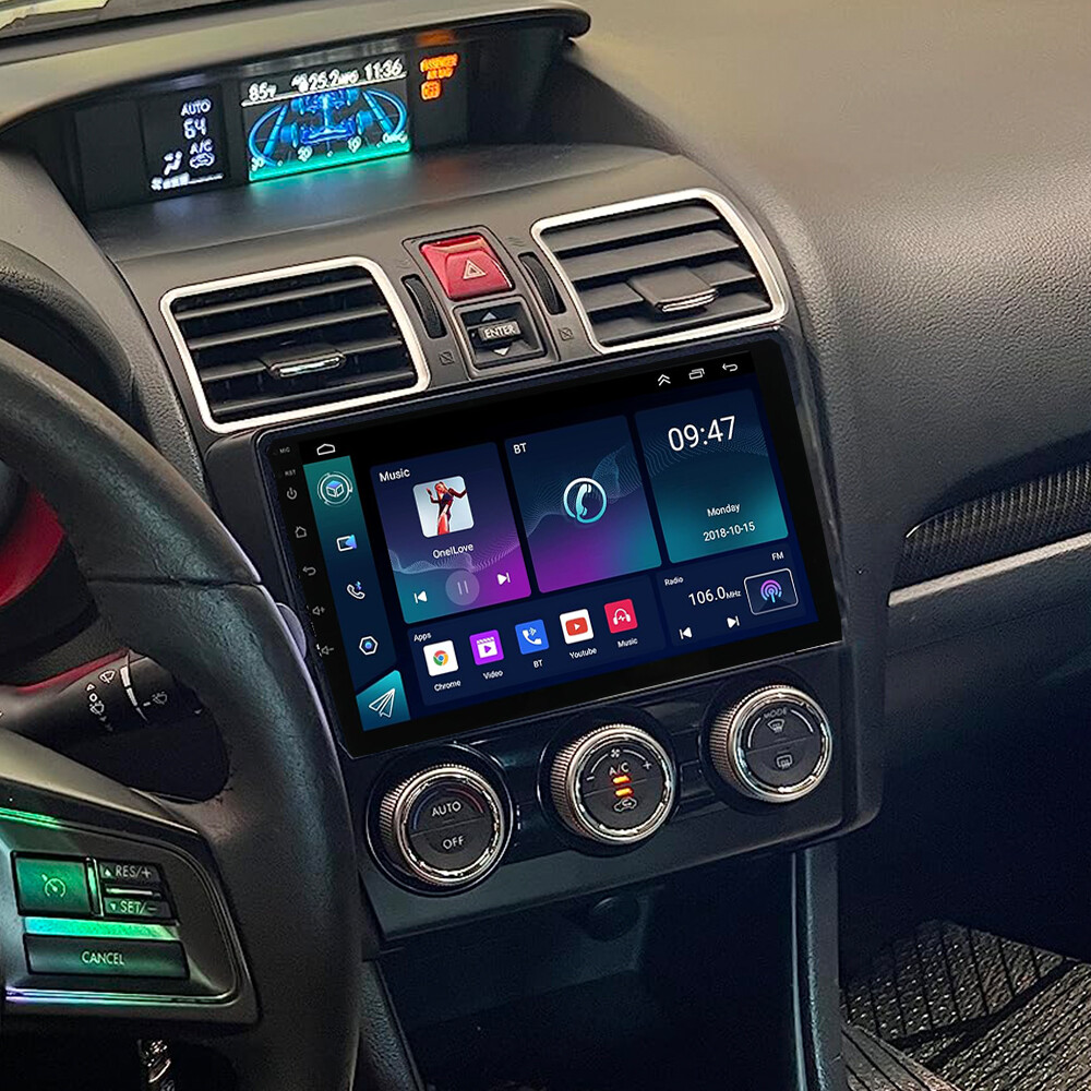 For WRX 2015 2016 2017 9" Wireless Apple CarPlay Android auto Radio GPS Player