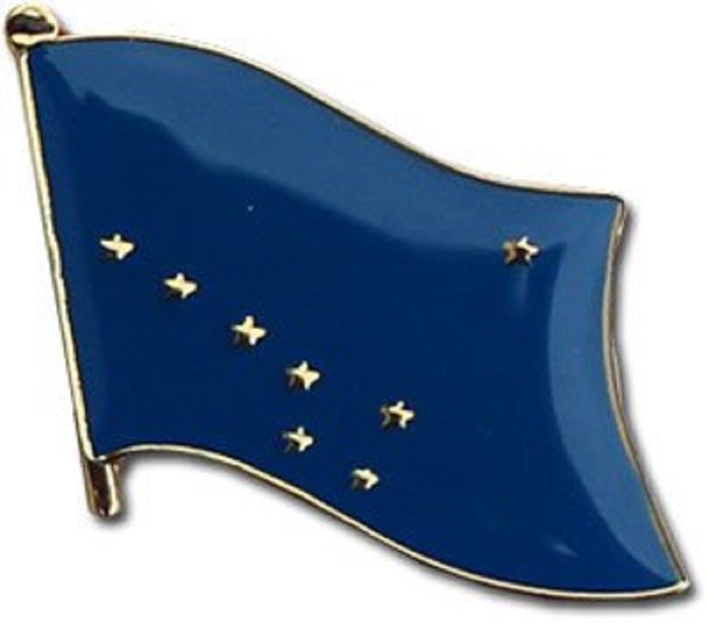 Alaska Lapel Hat Pin FAST USA SHIPPING