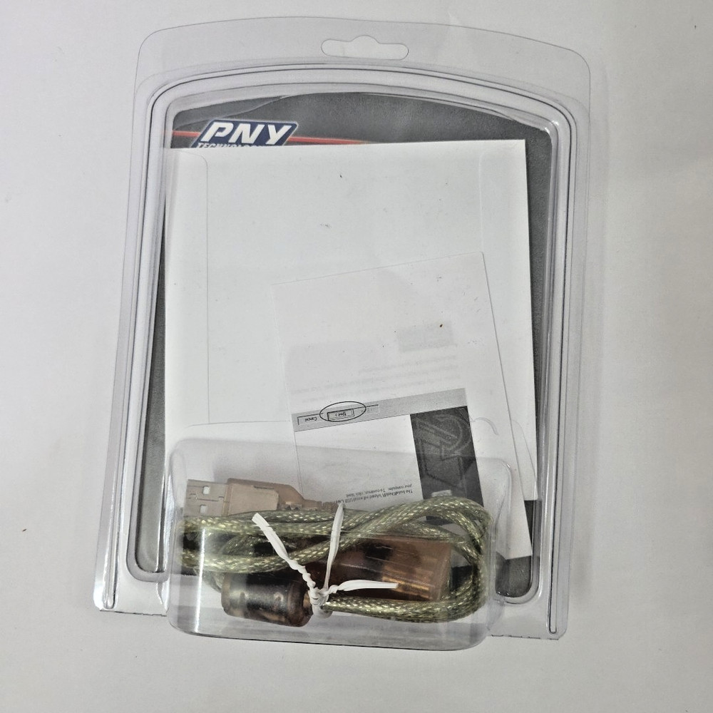 PNY USB Card Reader Memory Stick W USB Extension Cable Plug And Play