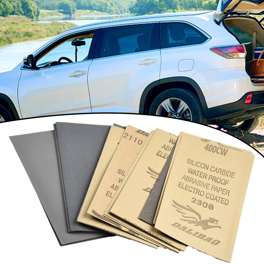 Versatile Silicon Carbide Sandpaper Bundle for DIY and Industrial Projects