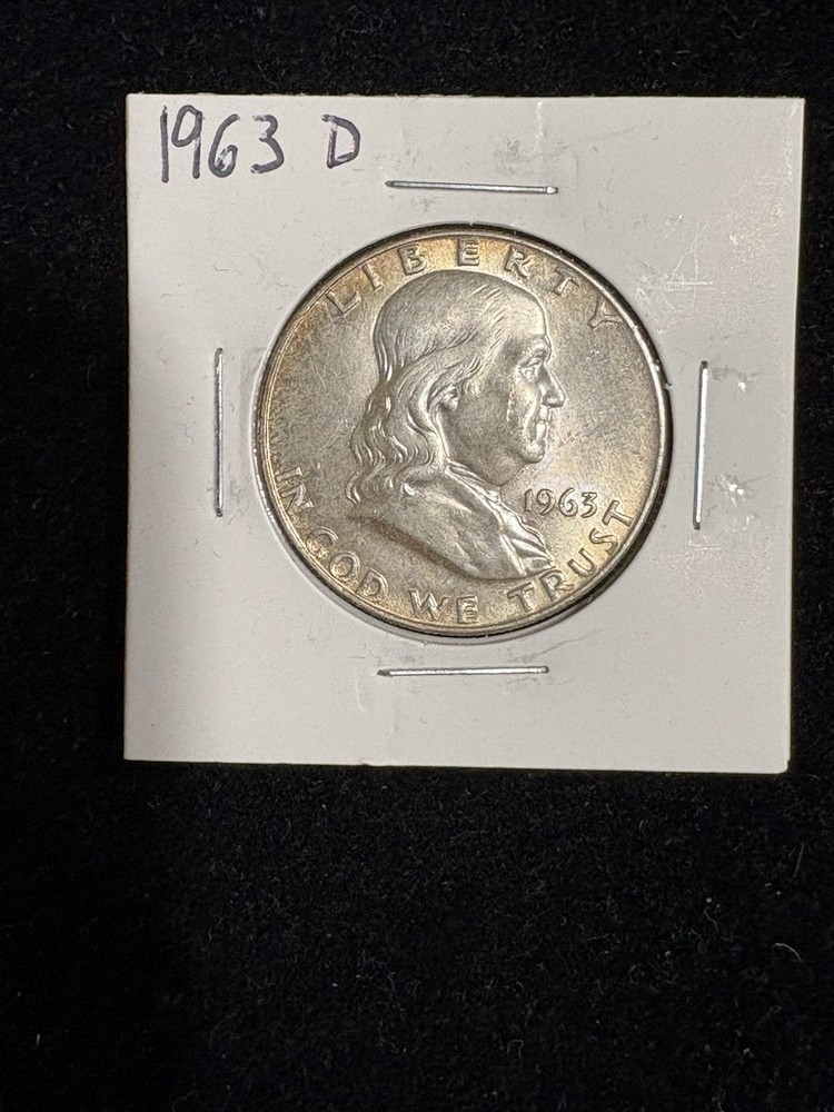 1963 D Franklin Half Dollar AU