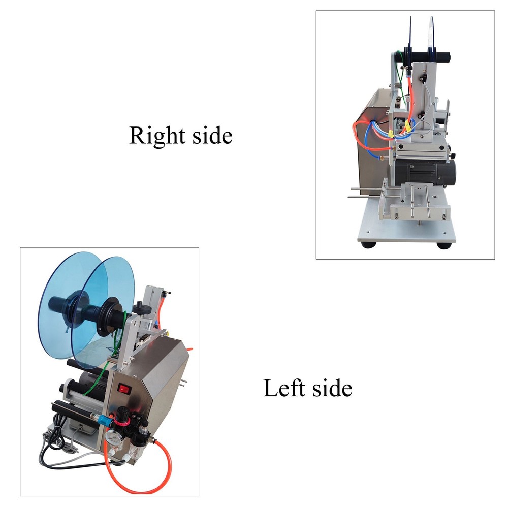 110V LT60 Semi-Automatic Flat Labeling Machine Precision Labeling Machine