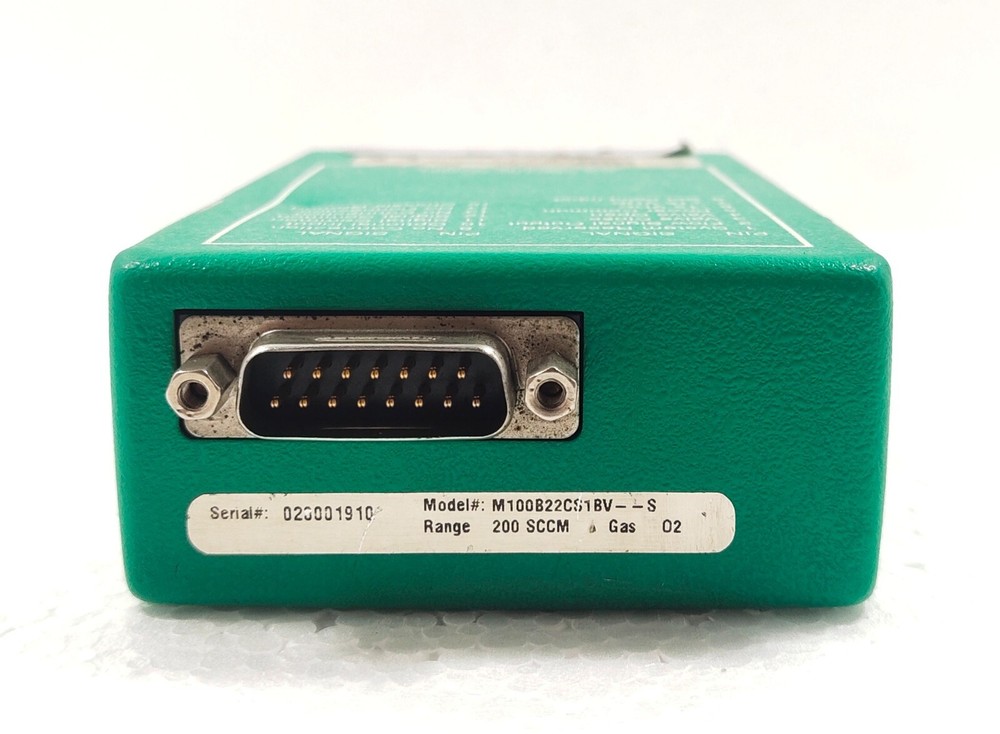 MKS INSTRUMENTS M100B MASS-FLO CONTROLLER M100B22CS1BV--S RANGE 200 SCCM GAS O2