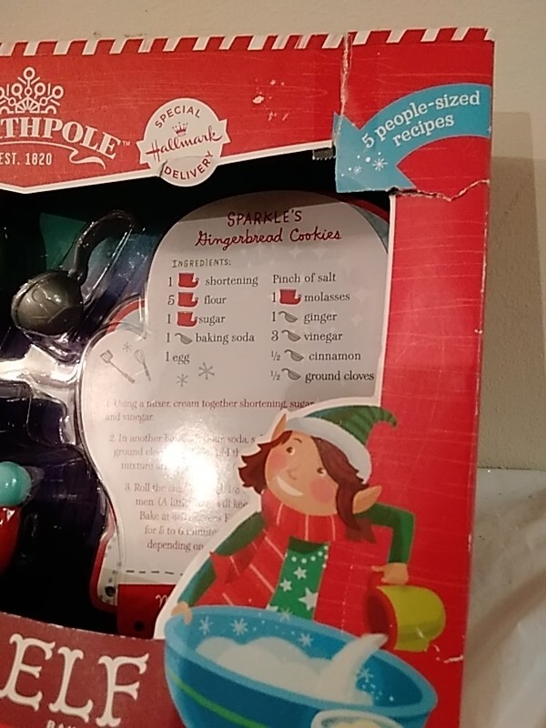 2014 Hallmark Northpole Baking Kit new in damaged box Sealed
