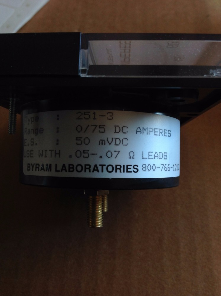 Yokogawa Panel Meter 0-75 251-3