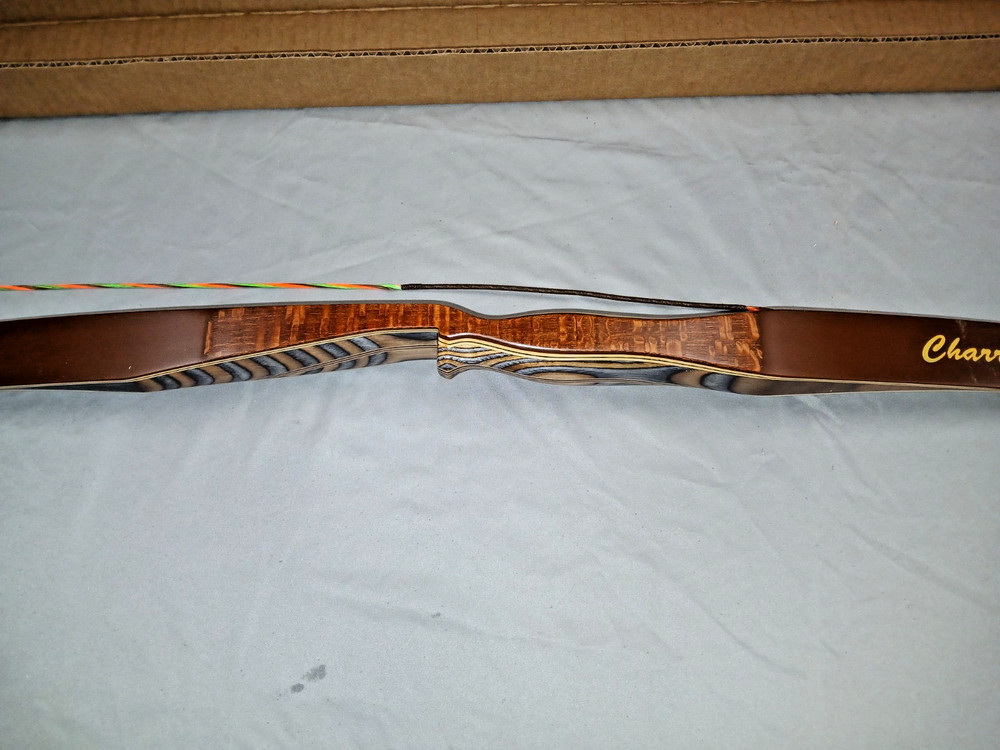 CHARRON ARCHERY - CUSTOM LONGBOW 60"AMO LEFT HAND @ 40#
