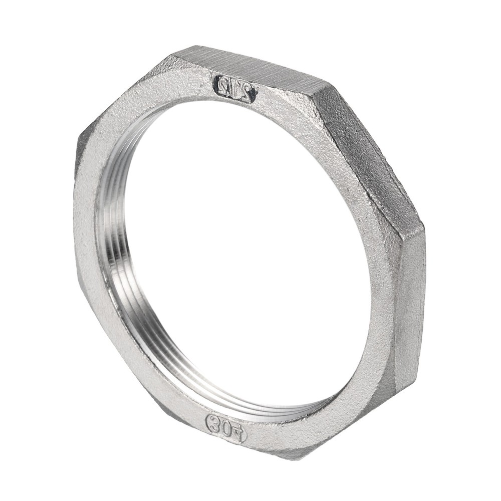 Cast Pipe Fitting Hex Locknut Nut G 2 1/2" Female Thread (DN65)