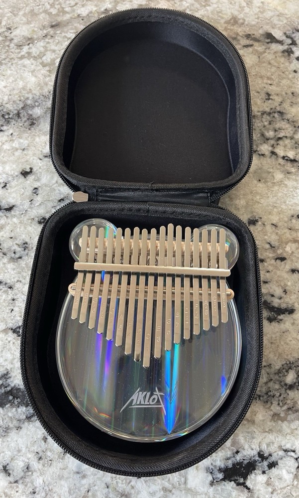 Kalimba 17 Key Transparent for Beginners w/case