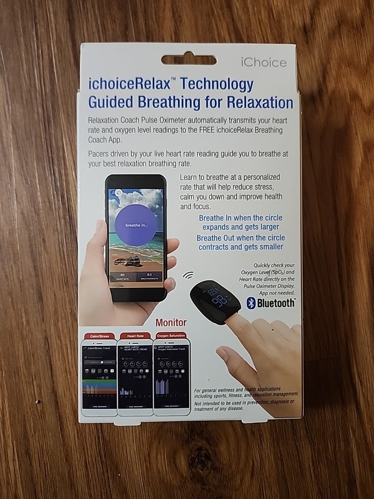 Relaxation Coach Pulse Oximeter
