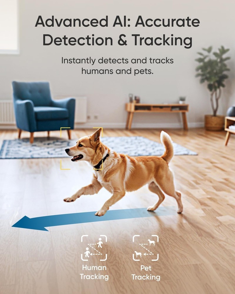 eufy Security 4K Indoor Camera E30-No Subscription,Work as Pet White
