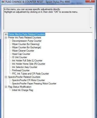 Service Program Epson Stylus Pro 4900 +Service Manual