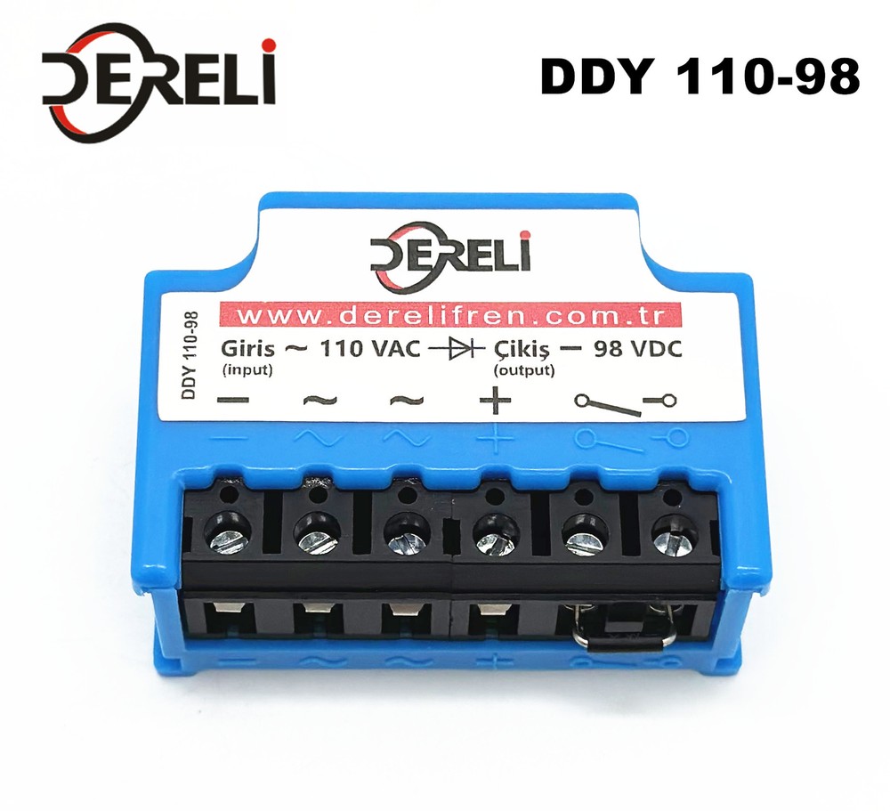 DERELI DDY 110-98 Input 110VAC output 98VDC full-wave brake rectifier module