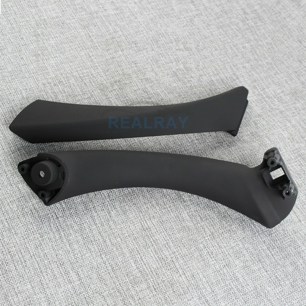 REAR Left Black INNER OUTER DOOR PANEL HANDLE PULL TRIM COVER FOR BMW E90 328i