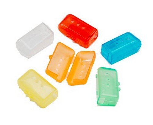 Plak Smacker Rectangle Snap Toothbrush Covers (6 count)