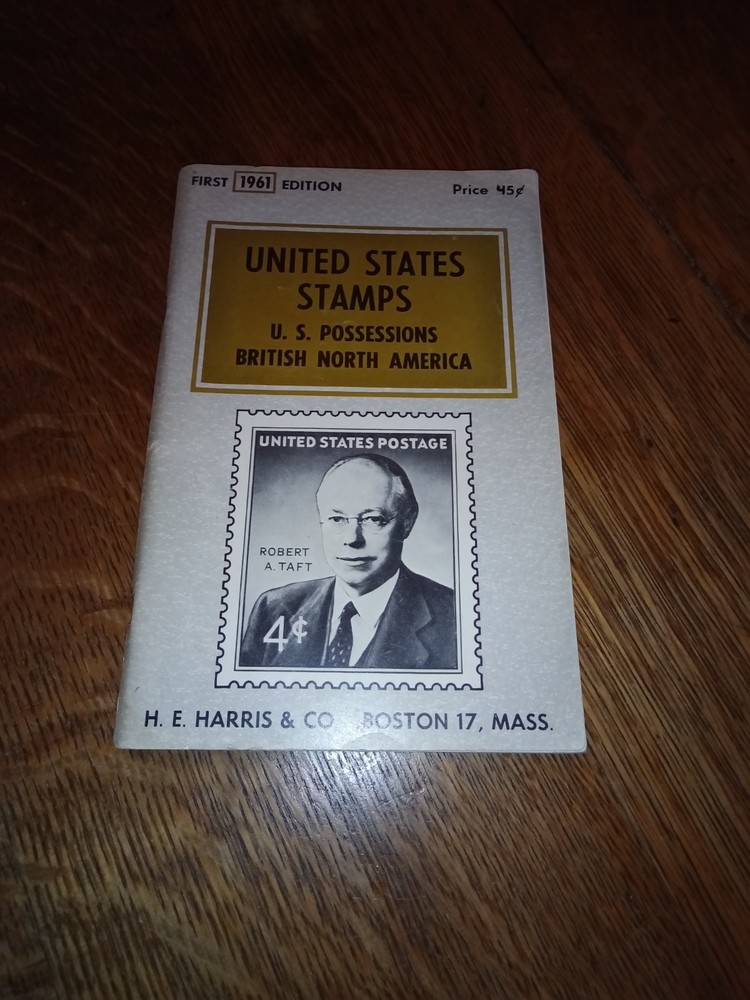 1961 H.E. Harris US Stamp Catalog First Edition Booklet