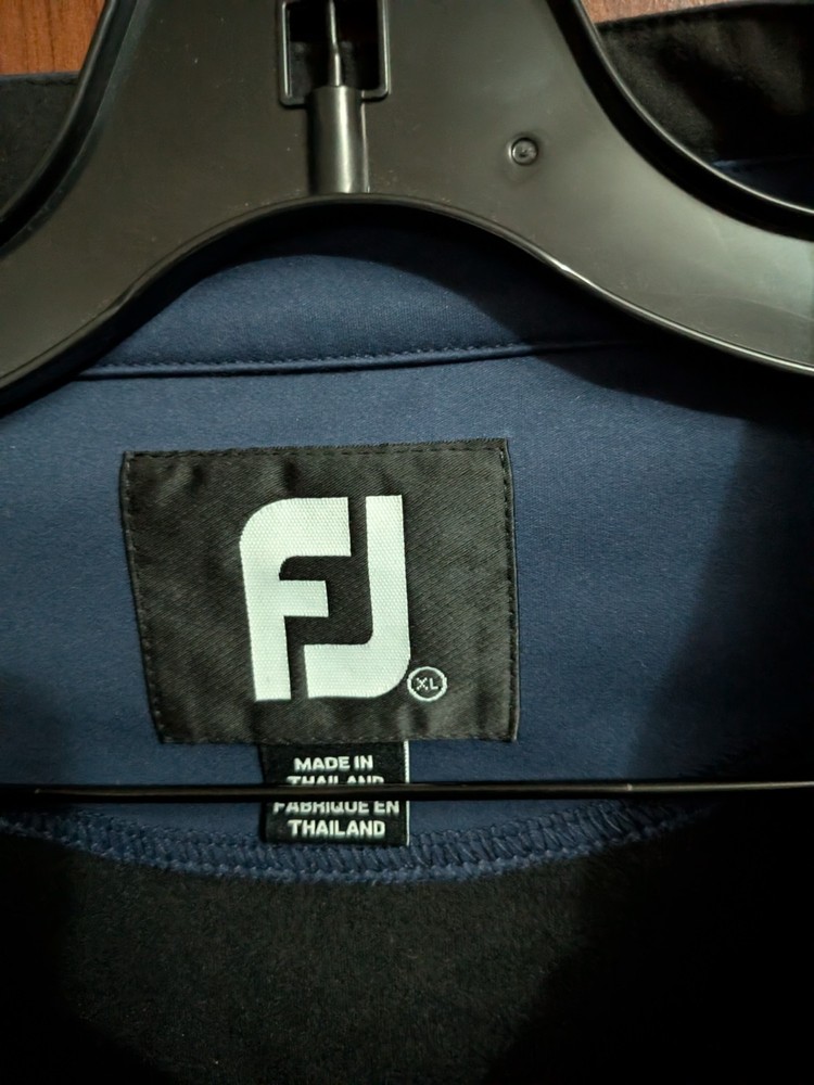 Mens Footjoy full zip jacket XL blue