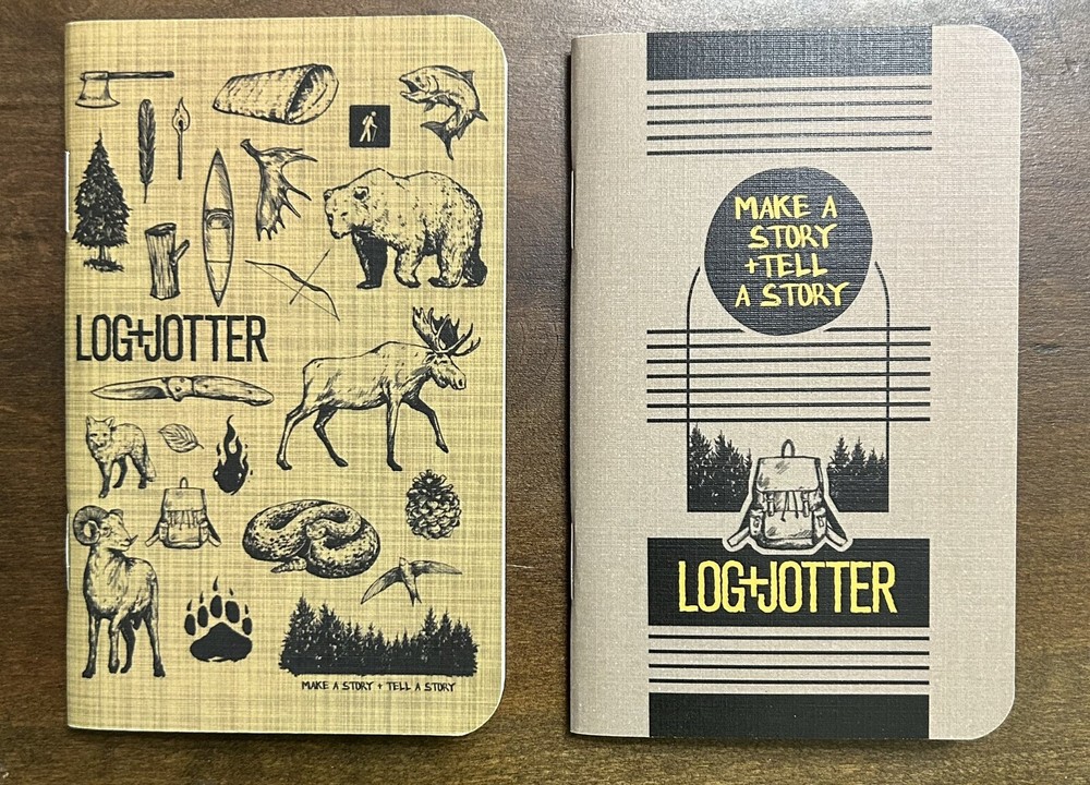 Log + Jotter  Dot Graph Notebook Set Of 2    Hunter   +   Gather  2021