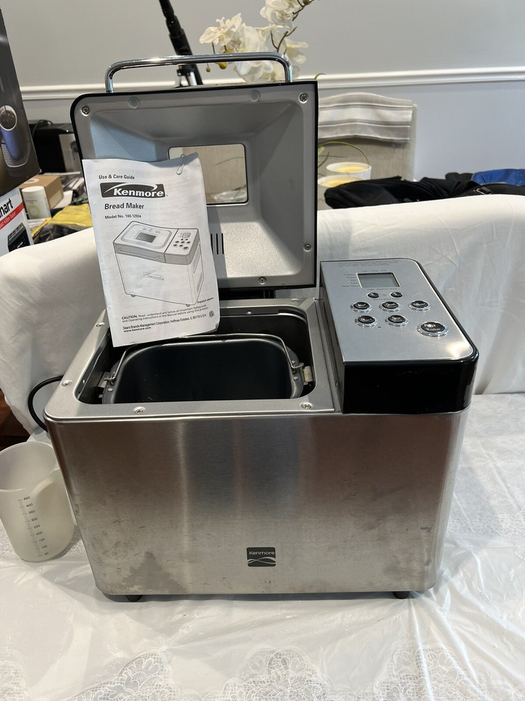 Sears Kenmore 2 Pound Digital Bread Maker Machine Stainless 100.12934 TESTED