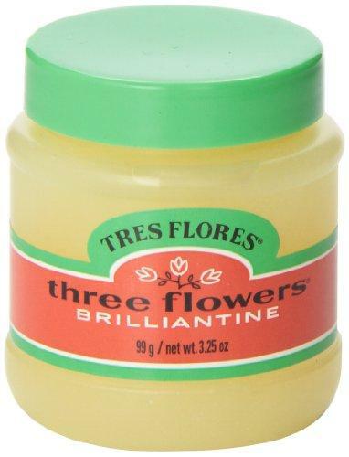 Tres Flores Brilliantine Solid Pomade, 3.25 oz