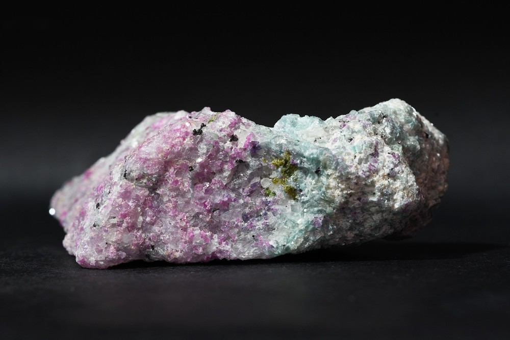 Fluorescent Ruby, Scapolite from China