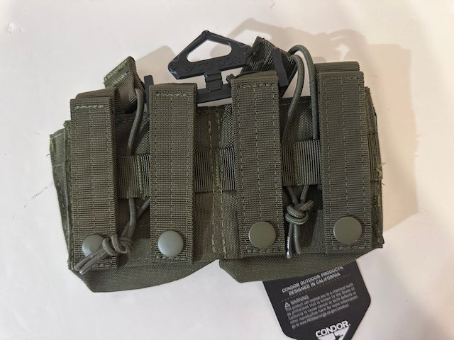 Condor Double M14 Open-Top Mag Pouch MA24-001 Olive Drab