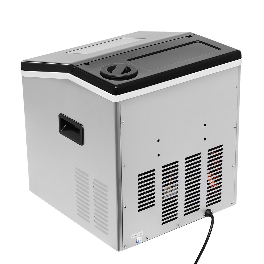 Countertop Nugget Ice Maker, One-Touch Operation Ice Maker with Self-Cleaning