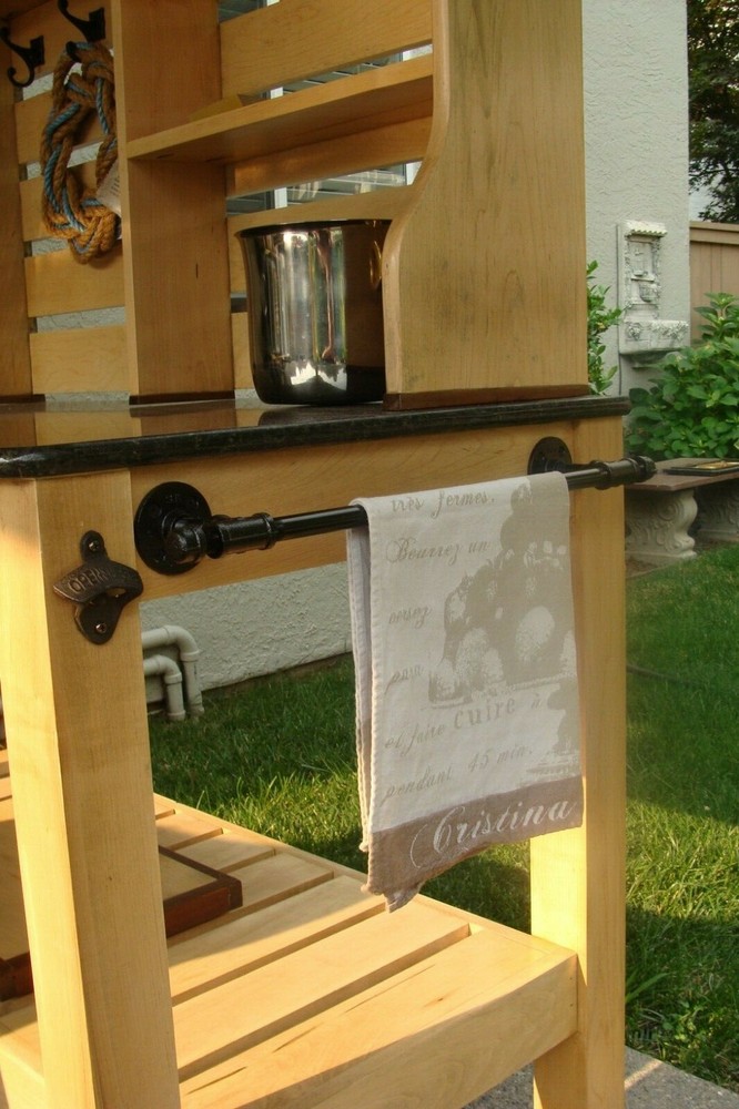 Serving Cart (Maple/Granite)