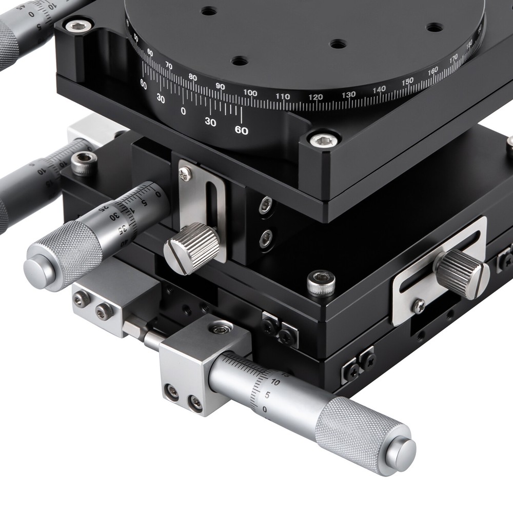 4 Axis-XYZR Manual Driven Linear Standard Precision Linear Positioning Stage